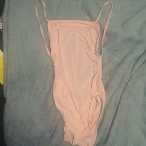 Boohoo strapping backless bodysuit